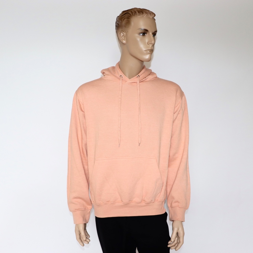 Peach Men's Heavy Blend Fleece Hooded Sweatshirt